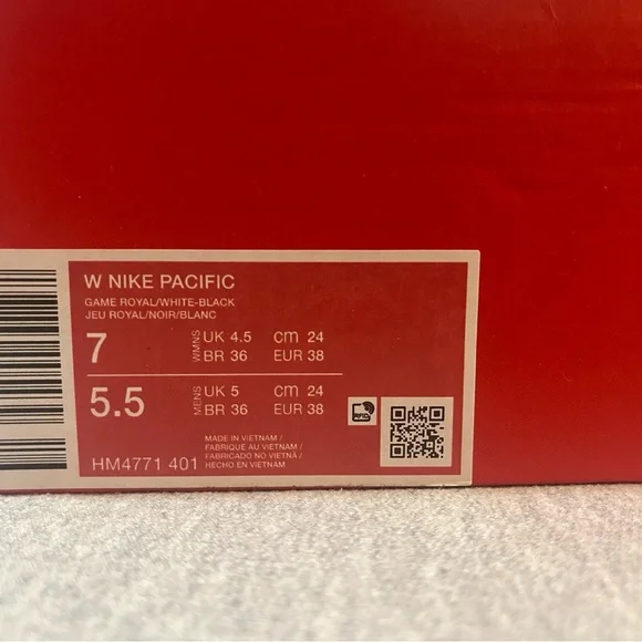 Nike Pacific Game Royal White-Black Sneaker Women's Shoe Size 7 HM4771-401​ - Picture 11 of 11